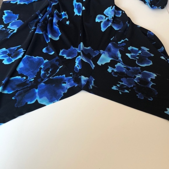 Vince Camuto Floral Asymmetrical Hem Dress XS - Picture 9 of 11
